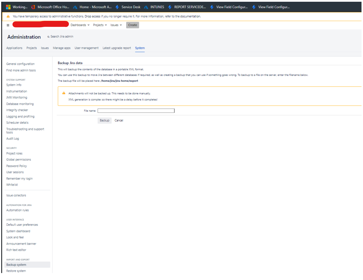 How to manual backup & restore Jira Linux Edition – 7 IT & Security