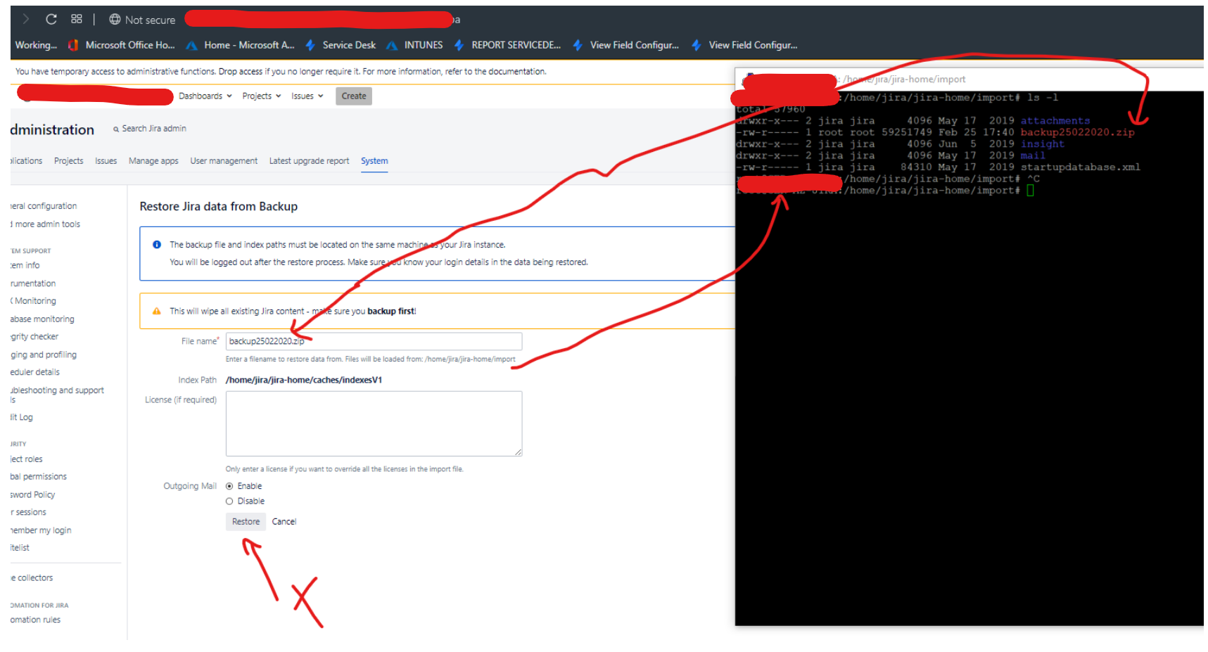 How to manual backup & restore Jira Linux Edition – 7 IT & Security
