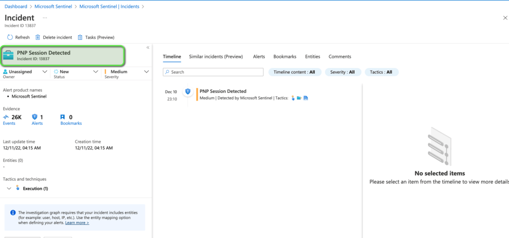 Detect and Secure PNP Sessions In Sentinel in your&nbsp;Sharepoint